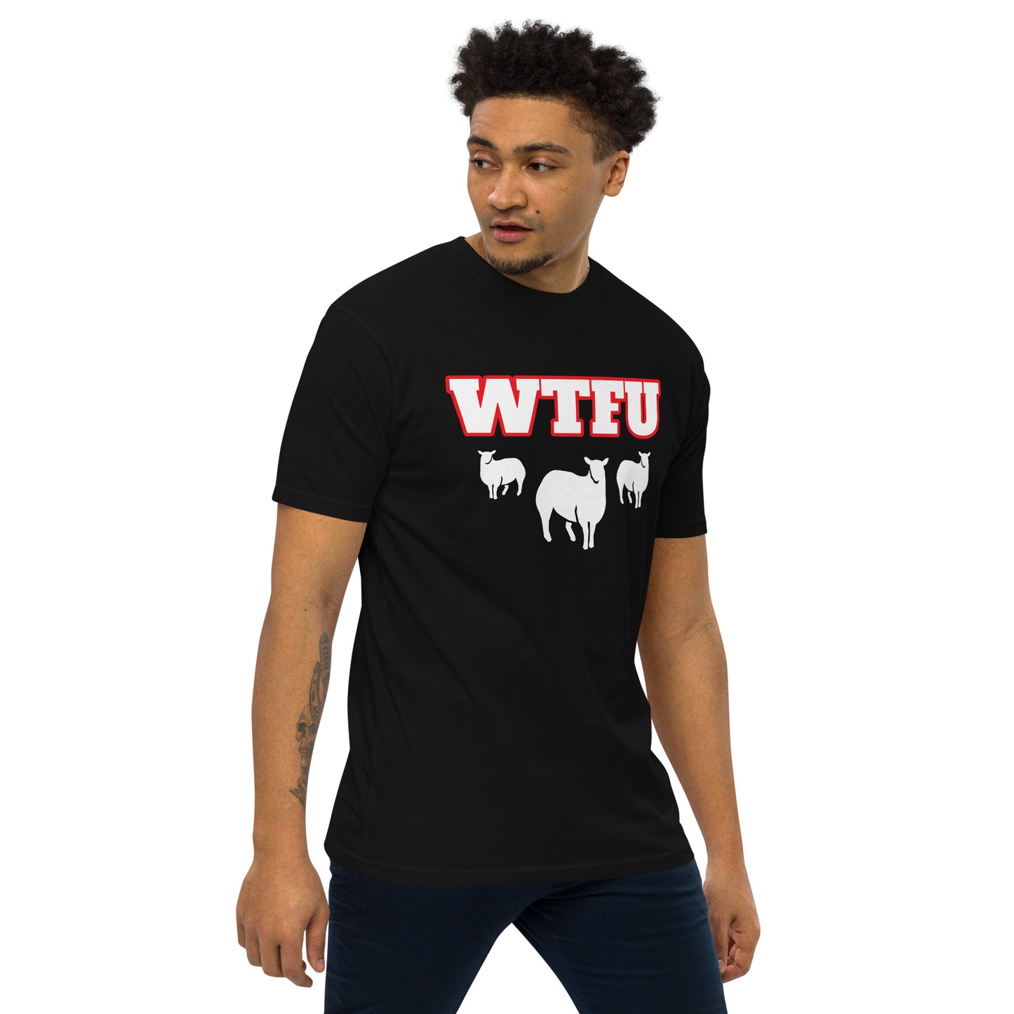 $22 WAKE THE FLOCK UP! MENS CUSTOM TEE